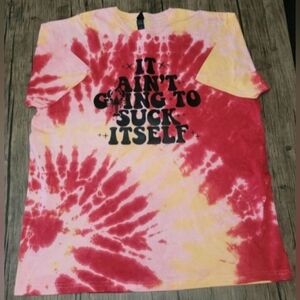 It Aint Gonna Suck Itself/Funny Crawfish Tshirt-XL